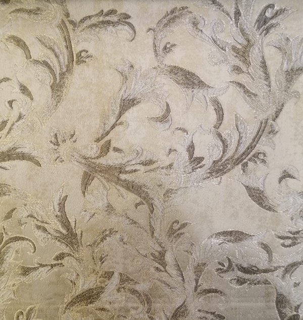 Silver Crest Damask Viscose curtains